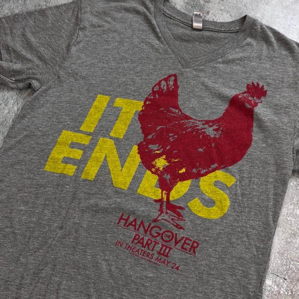 Vintage The Hangover Part 3 Promo Movie T Shirt. V Neck Size Small